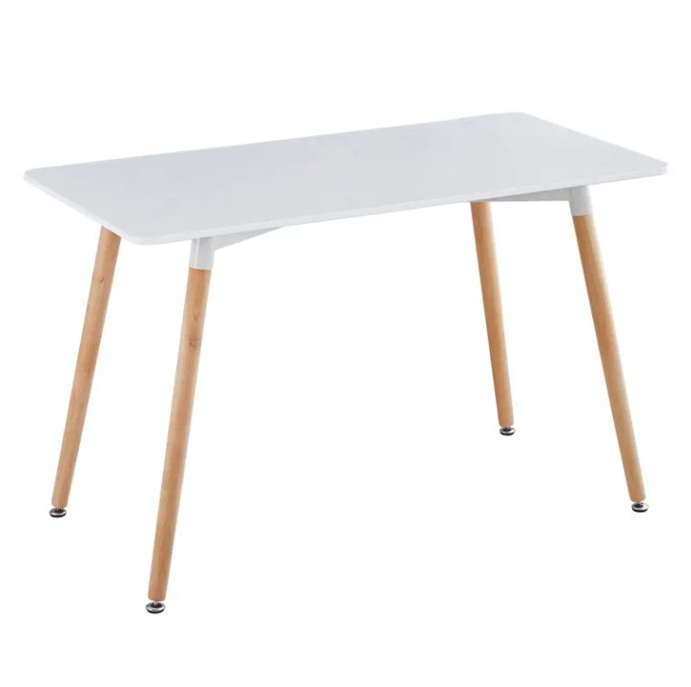 Nordisches Design 6-Personen Essgruppe - 120x80 cm Tisch & Gepolsterte Stühle