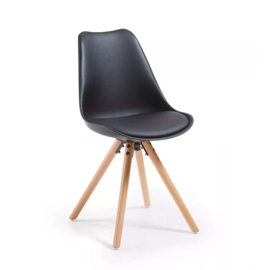 Nordisches Design 6-Personen Essgruppe - 120x80 cm Tisch & Gepolsterte Stühle